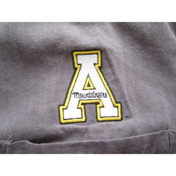 Men's Appalachian State University Mountaineers Button Long Sleeve Shirt (MT515) - Picture 7 of 8